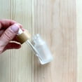 thumbnail image 4 of Bamboo Dropper Bottles, 5ml-30ml Thick Frosted Glass Tincture Bottle with Eye Droppers, Leakproof Travel Essential Oils Bottles, 4 of 6