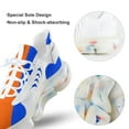 thumbnail image 7 of Blue And Orange Walking Shoes for Men Woman Lightweight Tennis Fashion Elastic Sports Shoes Cushion Basketball Shoes, 7 of 7