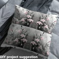thumbnail image 2 of jejeloiu Pink Lily Flower Fabric by the Yard 10 Yards,Vintage Rustic Flower Room Decor Fabric by the Yard,Spring Plant Sewing Fabric For Girl Boy,Breathable Home Decor, 2 of 6