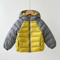 thumbnail image 5 of Zynoxe Puffer Jackets for Girls Winter Color Block Windproof Zip Up Long Sleeve Hoodies Casual Warm Quilted Padded Coat with Pockets, 5 of 7
