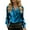 Blue, variant on Womens Tops Trendy 2026 Spring Summer Fall Cowl Neck Shirts Long Sleeve Office Business Dressy Casual Outfits