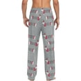 thumbnail image 2 of Top-kevin Xmas Dachshund Pajama Pants for Men PJs Bottoms Sleep Lounge Pants with Pockets, 2 of 13