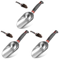 3pcs Ice Scoop Soil Scoop Metal Ice Scoop Garden Shovel Hand Shovel Spade Shovel Gardening Tools