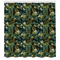 thumbnail image 3 of Ambesonne Tropical Shower Curtain, Palm Plumeria and Bird, 69"Wx70"L, Multicolor, 3 of 3