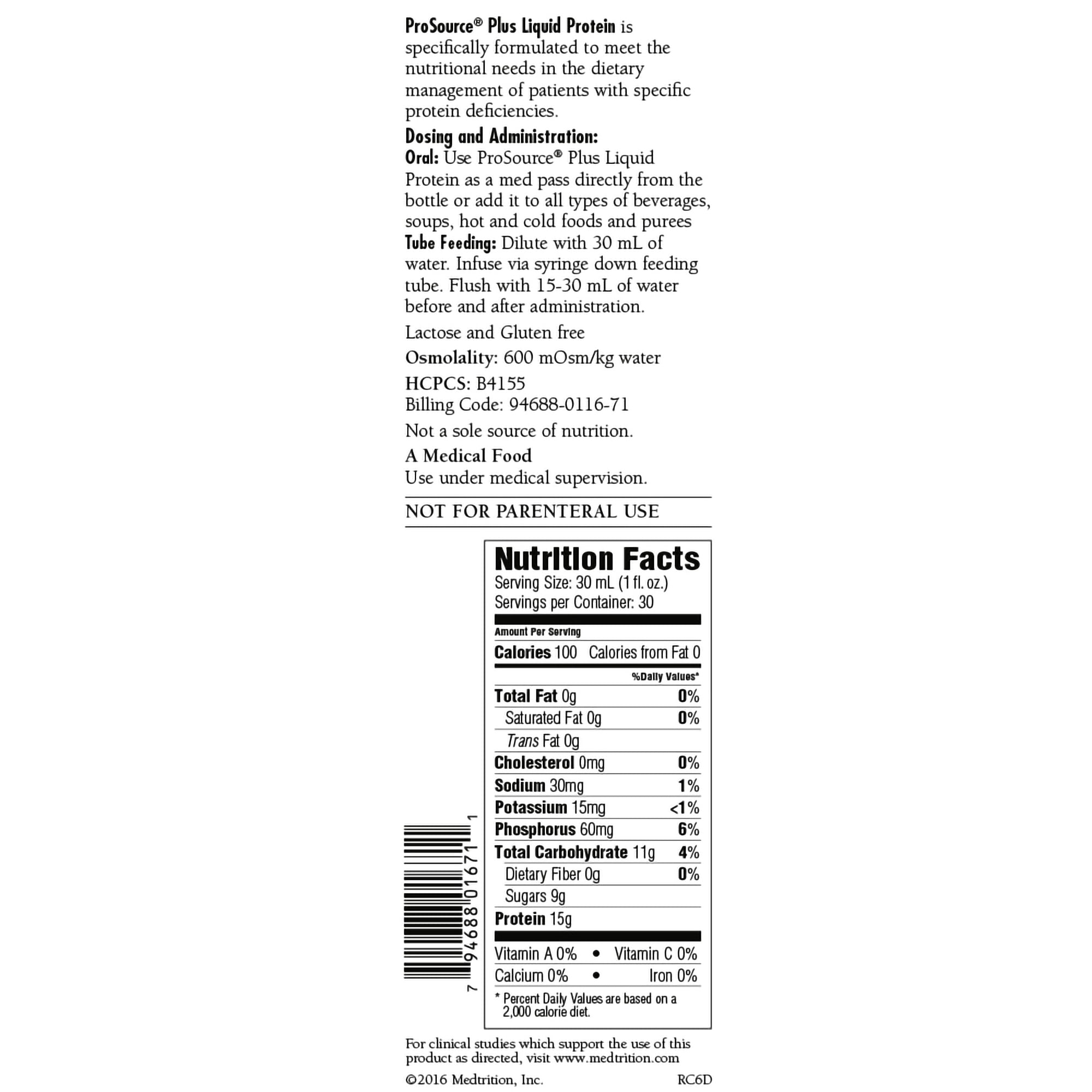 Medtrition Liquid Collagen peptides Type I, III 15 Grams Protein per oz. | Plus Orange Crème Bottles 4 pack