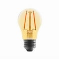 thumbnail image 3 of Led Vintage Style Light Bulb, A15 25W Eqv Amber Classic Filament, E26, Dim 2 Pk, 3 of 5
