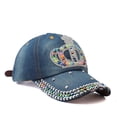 thumbnail image 2 of Gorra de béisbol de algodón con forma de corona con diamantes de imitación para adultos, 2 of 4