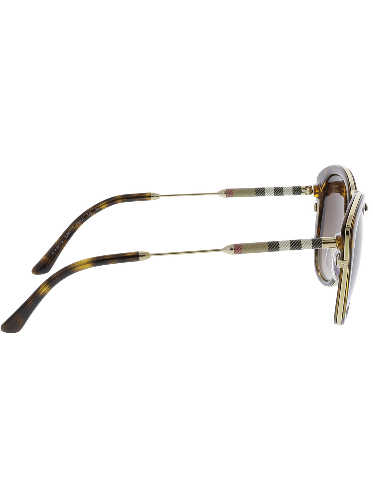 Burberry Women s Durable Round Cat Eye Sunglasses UV Protection Brown Gradient Walmart