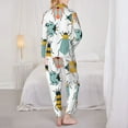 thumbnail image 5 of Disketp Pajamas Set Long Sleeve Sleepwear Womens Button Down Nightwear Pj Sets-Colorful Insects, 5 of 9