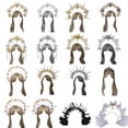 thumbnail image 4 of Crowns Headpieces Beaded Headpiece Beaded Crowns Headband Girl Crowns Headwear Headbands, 4 of 4