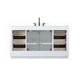thumbnail image 3 of Elegant Kitchen and Bath 60 inch Single Bathroom Vanity in White, 3 of 7