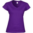 thumbnail image 3 of Gildan Ladies Soft Style Short Sleeve V-Neck T-Shirt, 3 of 5