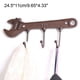 thumbnail image 2 of Ganchos de soporte para llaves Retro, llave de hierro con forma de llave, montado en la pared, para hombre, cueva, garaje, soporte para herramientas, abrigo, sombrero, ganchos para estante, 2 of 6
