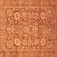 thumbnail image 1 of Ahgly Company Indoor Square Oriental Orange Traditional Area Rugs, 5' Square, 1 of 4