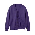 thumbnail image 4 of BRGZLK Cardigan Sweaters for Men Button Down V Neck Long Sleeve Sweaters Open Front Solid Color Lightweight Business Knitted Sweater Tops Coat 2026 Fall Winter Outwear A#Purple S, 4 of 5