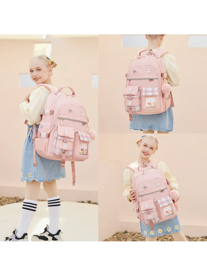 backpack laptop pockets cute Amazon.com: Laptop Backpacks 15.6 Inch College Backpack Elementary Middle  High School Bag Large Cute Bookbags Anti Theft Travel Back Pack Casual  Daypack Kids Book Bag for Teens Girls Women Students (Off-white) :