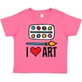 thumbnail image 3 of Inktastic Painting I Love Art Boys or Girls Toddler T-Shirt, 3 of 5