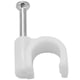 thumbnail image 5 of 600 grapas para cables, fijación de pared para cables Ethernet, RG6, RG59, Cat5, Cat6, RJ45, cable de TV, 7 mm, color blanco, 5 of 8
