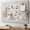 Latte, variant on Bulletin Board, 24" x 36" Foldable Felt Notice Pin Board for Wall, Decorative CorkBoard Photo Display Board with Self-Adhesive Tape, Vision Board Cork Board Alternative with 25 Pushpins - Blue