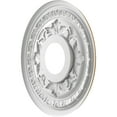 thumbnail image 4 of Ekena Millwork 13"OD x 3 1/2"ID x 3/4"P Baltimore Thermoformed PVC Ceiling Medallion (Fits Canopies up to 5 1/4"), Universal Aged Metallic Vintage Gold, 4 of 10