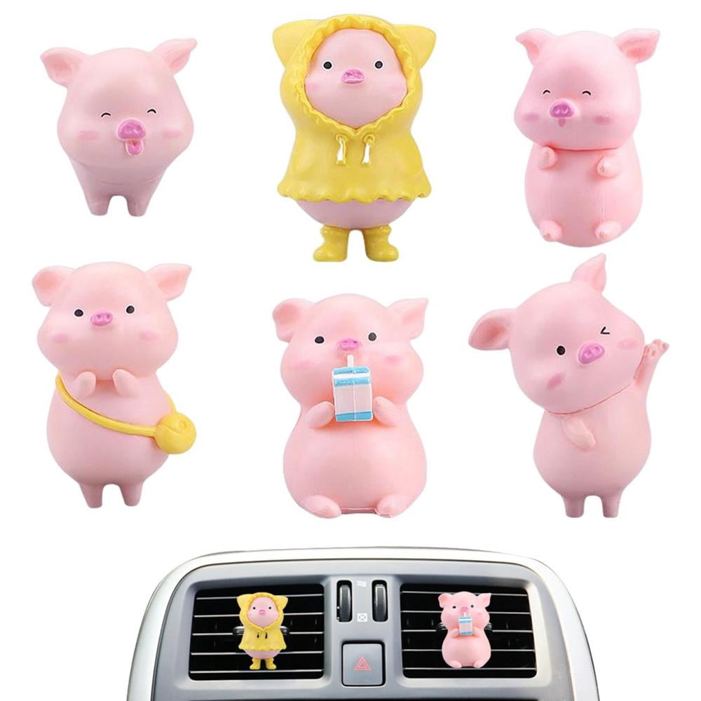Tohuu Car Vent Air Freshener 3D Pig Car Air Vent Clips Diffuser Funny