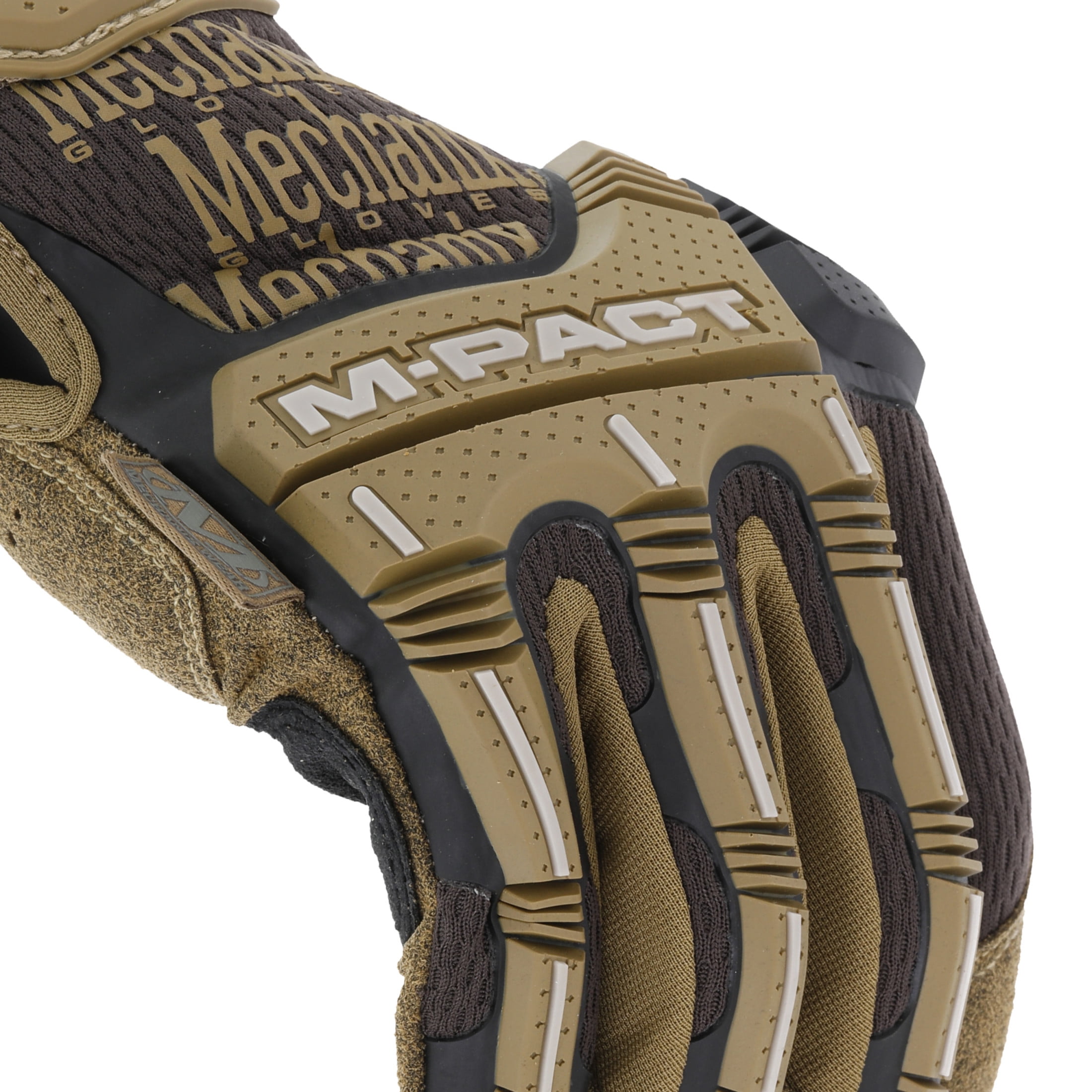 Mechanix Wear Leather M-Pact Full Work Gloves Brown Small SM LMP-75-008 