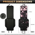 thumbnail image 7 of Eheartsgir Pink Cherry Blossom Print Auto Seat Protector for Pets, Airbag Compatible Washable Car Interior Accessories for Sedans, Polyester Front Covers, 7 of 7