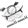 thumbnail image 1 of Hydraulic Disc Oil Brake Kit Aluminum Alloy Calipers Hydraulic Disc Levers for Mountain Bike, 2Pcs Front Rear Oil Brake, 2Pcs Disc Rotor, 1 of 9