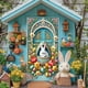 thumbnail image 5 of Decoraciones de Pascua, Adornos de Pascua, Regalos de Pascua Fondo de Pascua Tela Poliéster Ancho, 5 of 6