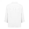 thumbnail image 5 of Blouses for Women – Casual Summer Tops Lace Long Sleeve Blouse Business Outfits Professional Work Trendy Womens Button Up Collar Shirts For Loose Fit, 5 of 8