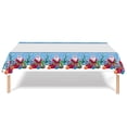 thumbnail image 1 of Mantel de plástico con forma de copo de nieve para fiestas navideñas, mantel desechable con forma de copo de nieve para Navidad, suministros para fiestas navideñas de invierno, 1 of 6