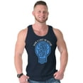 thumbnail image 3 of Shine a Light on Autism Bulb Symbol Tank Top T Shirts Men Women Brisco Brands S, 3 of 6