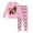 Pink, variant on 67 shirt Soft Print Pajama For G'irls Cozy Two Piece Sleepwear Loungewear Cute Matching Outfits Comfortable Nightwear For T'oddlers And K'ids