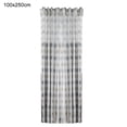 thumbnail image 1 of Cortina semitransparente Cortina de gasa para ventana, cortina divisoria de habitación para balcón de dormitorio, 100x250 cm, gris, 1 pieza Advancent LF0161-05B, 1 of 7
