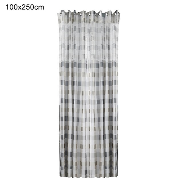 Cortina semitransparente Cortina de gasa para ventana, cortina divisoria de habitación para balcón de dormitorio, 100x250 cm, gris, 1 pieza Advancent LF0161-05B