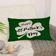 thumbnail image 5 of St Patricks Day Throw Pillow Covers 12x20 Set of 4 Saint Patricks Day Pillow Covers Green Shamrock Clover Pillow Covers Cuchion Covers Pillow Cases for March Holiday Home Outdoor Decorations (12X20), 5 of 5