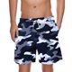 thumbnail image 2 of Pantalones Cortos de Cintura Elástica para Hombre con Bolsillos Camuflaje Impresión de Rodilla, Pantalones de Playa Casuales con Cordón Elástico, 2 of 6