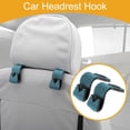 thumbnail image 2 of Gancho para Reposacabezas de Asiento de Automóvil Universal Azul 2 Pcs, 2 of 7
