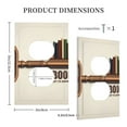thumbnail image 3 of Balery Books Key To Knowledge for Duplex Wall Plates Kit, Electrical Outlet Covers, Standard Size 1-Gang 5.0" x3.0", Electric Receptacle Plug Covers-Style S, 3 of 6