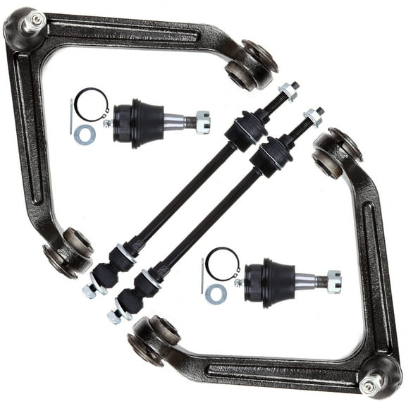ECCPP Control Arm Kit 2002 2003 2004 2005 for Dodge for Ram 1500 - Lower Ball Joints Front Sway Bar End Links Upper Control Arms