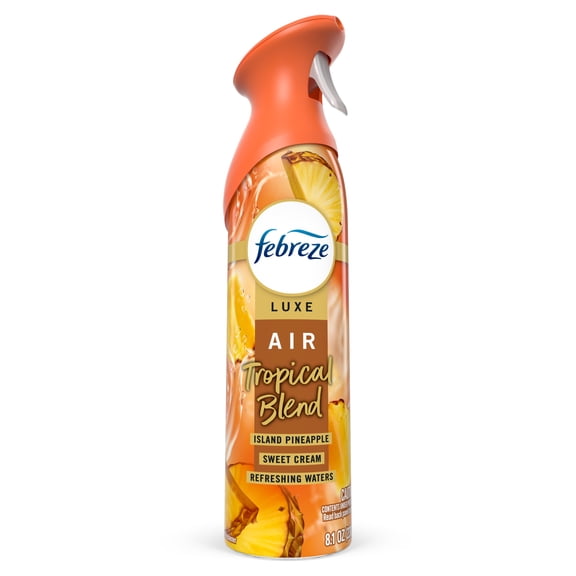 Febreze Air Mist, Luxe Air Freshener Spray, Odor Fighting Room Spray, Tropical Blend Scent, 8.1oz