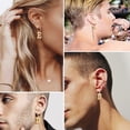 thumbnail image 2 of Clearance Initial Earrings for Women Letter Hoop Earrings Dangle Earrings for Her Hypoallergenic Gifts Birthday Christmas Everyday Wear Jewlery, 2 of 11