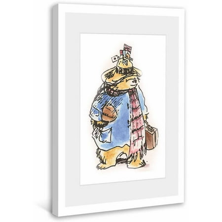 Paddington Bear Traveling Bear Framed Art Print