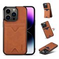 thumbnail image 1 of Feishell Wallet Case for iPhone 13 Pro with Card Slot Holder Bracket Kickstand Case, Soft Silicone Luxury PU Leather Slim Thin Fit Shockproof Lens Protection Magnetic Phone Cover,Brown, 1 of 6