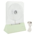thumbnail image 2 of Transparent Desktop Fan, Quiet and Magnetic Wall Mounted Design 4 Wind Speed Clear Magnetic Portable Fan for Daily Home Camping, 2 of 7
