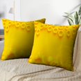 thumbnail image 3 of LALILO Throw Pillow Covers And Nuts Yellow Yellow Building Cushion Cover 18" x 18", 2 Pack, 3 of 6