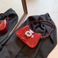 thumbnail image 3 of Bolso de hombro para mujer PU charol bandolera bolso con cremallera bolso de mano para el trabajo, 3 of 9