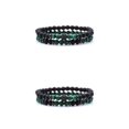 thumbnail image 1 of Guardurnaity 2 uds amantes encantadora 6mm circonitas fiesta de ocio * pulseras Multicolor joyería cuenta Popular verde pavo real verde pavo real verde pavo real verde 2piezas, 1 of 6