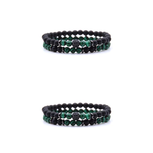 Guardurnaity 2 uds amantes encantadora 6mm circonitas fiesta de ocio * pulseras Multicolor joyería cuenta Popular verde pavo real verde pavo real verde pavo real verde 2piezas