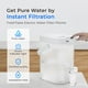 thumbnail image 2 of Waterdrop FreshTaste Jarra eléctrica con filtro de agua, potente dispensador recargable, reduce cloro, plomo, cobre, purifica, suaviza el agua, 17 tazas, blanco, no reduce TDS, 2 of 5